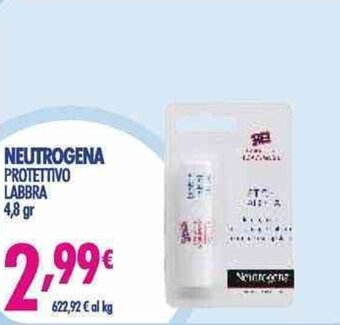 Neutrogena Protettivo Labbra 4,8 gr