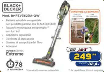 Euronics Black+Decker Mod. BHFEV362DA-QW offerta