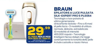 Euronics Braun Epilatore a Luce Pulsata Silk-Expert PRO 5 PL5054 offerta