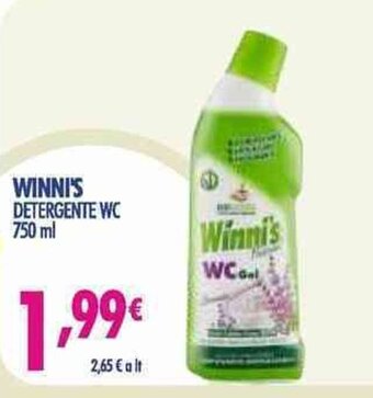 Acqua & Sapone Winni's Detergente WC 750 ml offerta