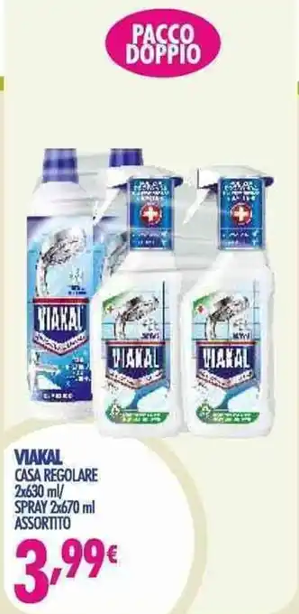Acqua & Sapone Viakal Casa Regolare 2 x 630 ml Spray 2 x 270 ml Assortitto offerta