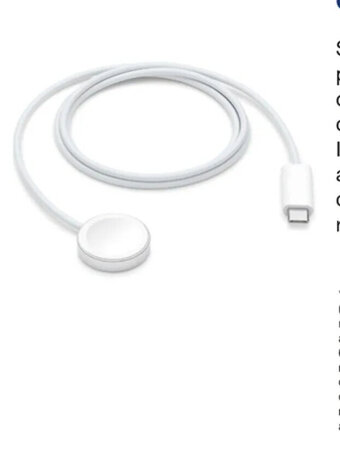 Cavo magnetico USB-C per la ricarica rapida di Apple Watch (1 m)