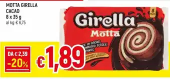 Girella Motta Cacao 8 x 35 g