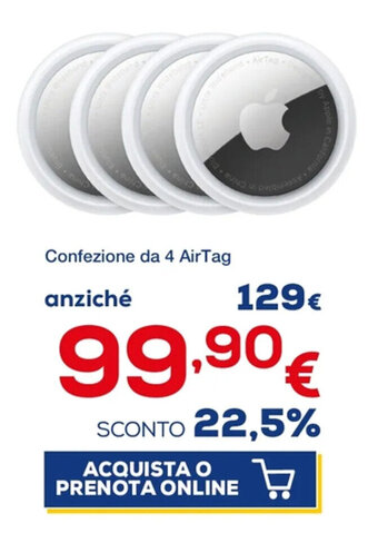 Confezione da 4 AirTag