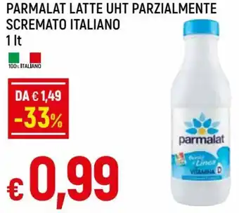 Famila Parmalat Latte uht parzialmente scremato italiano 1 lt offerta
