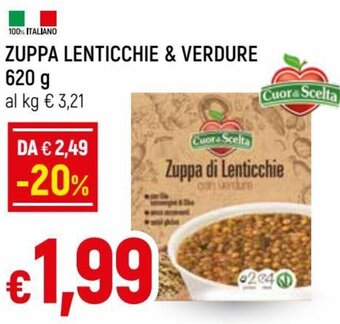 Famila Zuppa Lenticchie & Verdure 620 g offerta