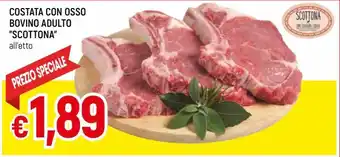 Famila Scottona Costata Con Osso Bovino Adulto offerta