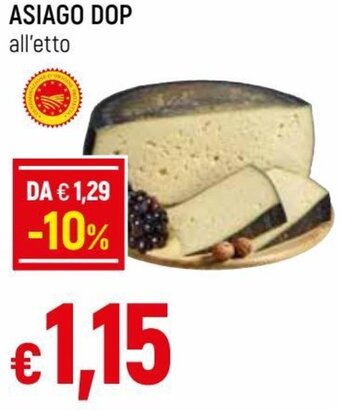Famila Asiago DOP all'etto offerta