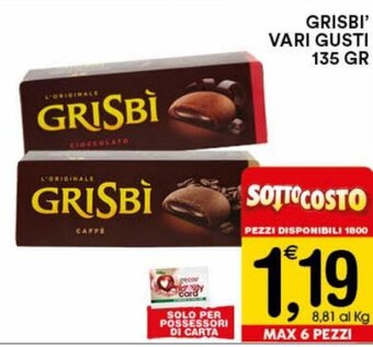 Grisbì vari gusti 135 gr