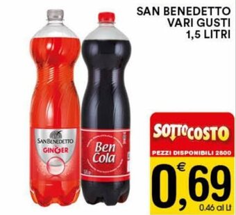 Gecop San Benedetto vari gusti 1,5 litri offerta
