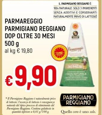 Famila Parmareggio Parmigiano Reggiano DOP Oltre 30 mesi 500 g offerta