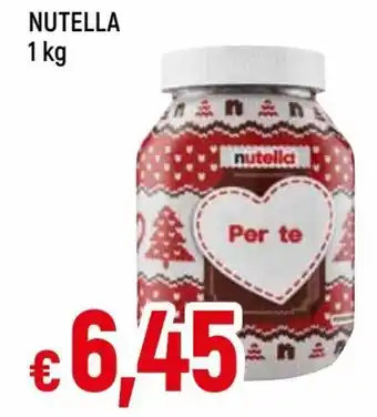 Famila Nutella 1 kg offerta