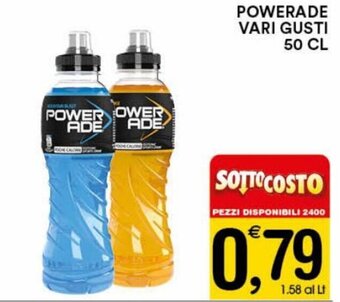 Gecop Powerade vari gusti 50 cl offerta