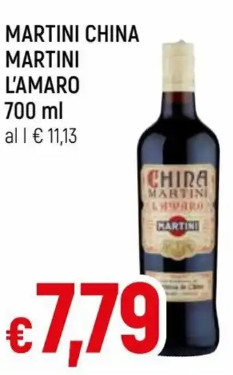 Famila Martini China Martini L'Amaro 700 ml offerta