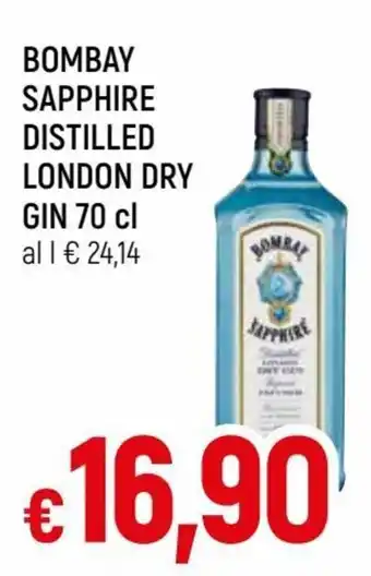 Famila Bombay Sapphire Distilled London Dry Gin 70 cl offerta