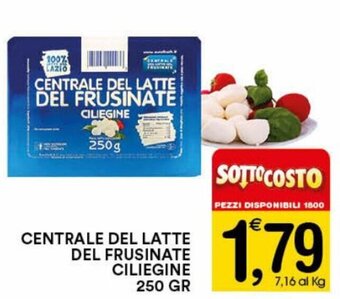Gecop Centrale del Latte del Frusinate Ciliegine 250 gr offerta