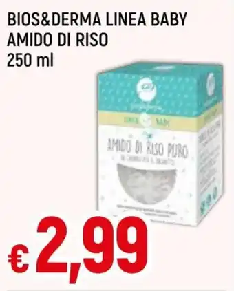 Famila Bios&Derma Linea Baby Amido di Riso 250 ml offerta