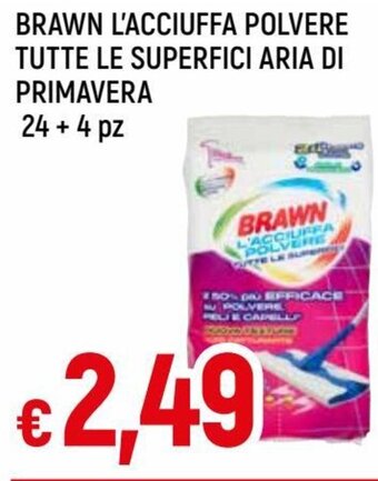 Famila Brawn L'Acciuffa Polvere Tutte Le Superfici Aria di Primavera 24 + 4 pz offerta