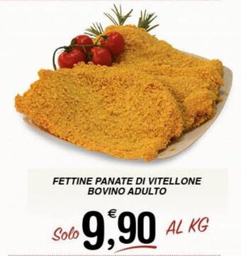 Gecop Fettine Panate di Vitellone Bovino Adulto offerta