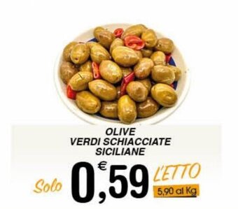 Gecop Olive Verdi Schiacciate Siciliane offerta