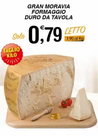 Gecop Gran Moravia Formaggio Duro da Tavola offerta