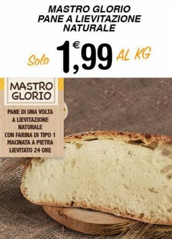 Gecop Mastro Glorio Pane a Lievitazione Naturale offerta