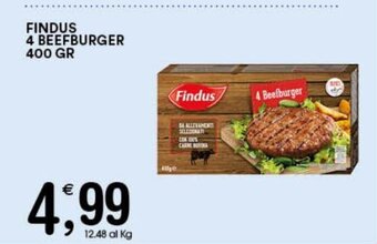 Gecop Findus 4 Beefburger 400 gr offerta