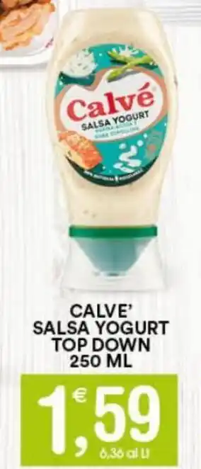 Gecop Calvé Salsa Yogurt Top Down 250 ml offerta