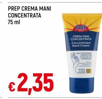 Prep Crema Mani Concentrata 75 ml