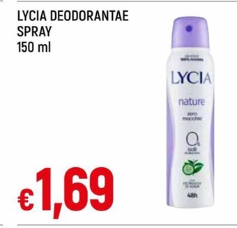 Famila Lycia Deodorante Spray 150 ml offerta