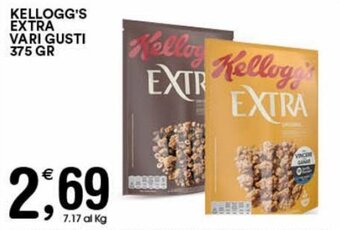 Gecop Kellogg's Extra vari gusti 375 gr offerta