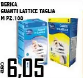 Big Food Berica Guanti Lattice Taglia M 100pz. offerta