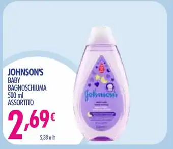 Acqua & Sapone Johnson's Baby Bagnoschiuma 500 ml Assortito offerta