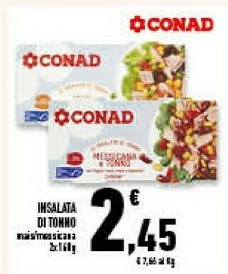Conad Superstore Conad Insalata Di Tonno Mais offerta