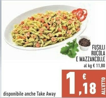 Conad Fusilli Rucola E Mazzancolle offerta