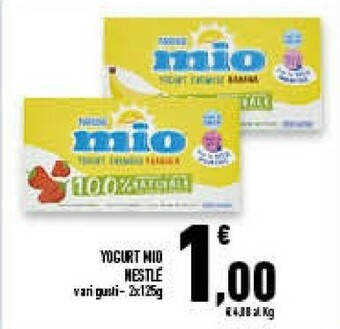 Conad Superstore Nestlè Mio Yogurt Cremoso Fragola 250 G(ml) offerta