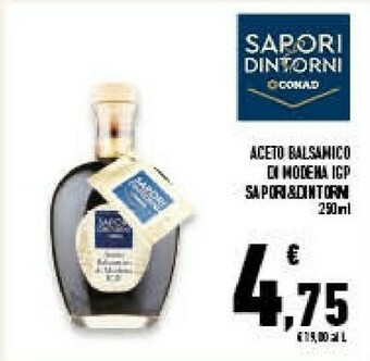 Conad Superstore Sapori Conad Aceto Balsamico Di Modena Igp &dintorni offerta