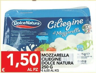 Dolce natura Ciliegine Di Mozzarella