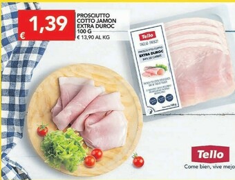 TuoDi Tello Prosciutto Cotto Jamon Extra Duroc offerta