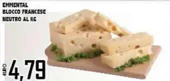 Emmental Blocco Francese Neutro Al kg