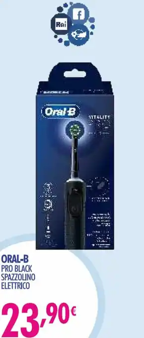 Acqua & Sapone Oral-B Pro Black Spazzolino Elettrico offerta