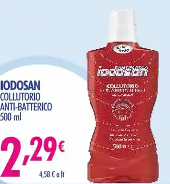 Acqua & Sapone Iodosan Collutorio Anti-Batterico 500 ml offerta