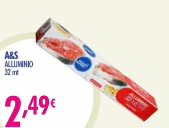 Acqua & Sapone A&S Alluminio 32 mt offerta