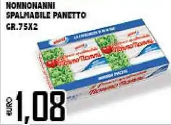 Nonno Nanni Spalmabile Panetto 75grx2