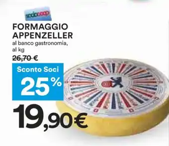 Coop Appenzeller Formaggio Al Banco Gastronomia offerta