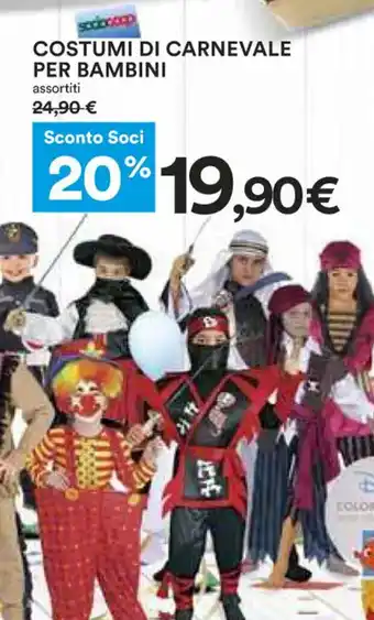 Coop Costumi di Carnevale Per Bambini offerta