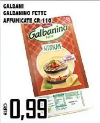 Big Food Galbani Galbanino Fette Affumicato 110gr offerta