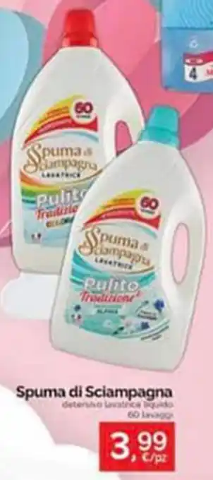Prodet Spuma di Sciampagna detersivo lavatrice Liquido 60 lavaggi offerta