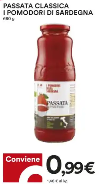 Coop Passata Classica I Pomodori di Sardegna 680 g offerta