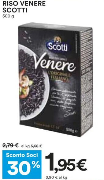 Coop Scotti Riso Venere 500 g offerta